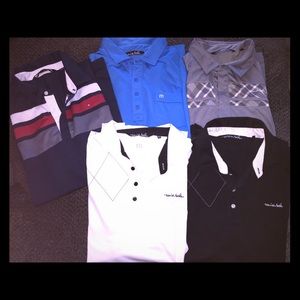 Men’s Travis Mathew polo lot of 5